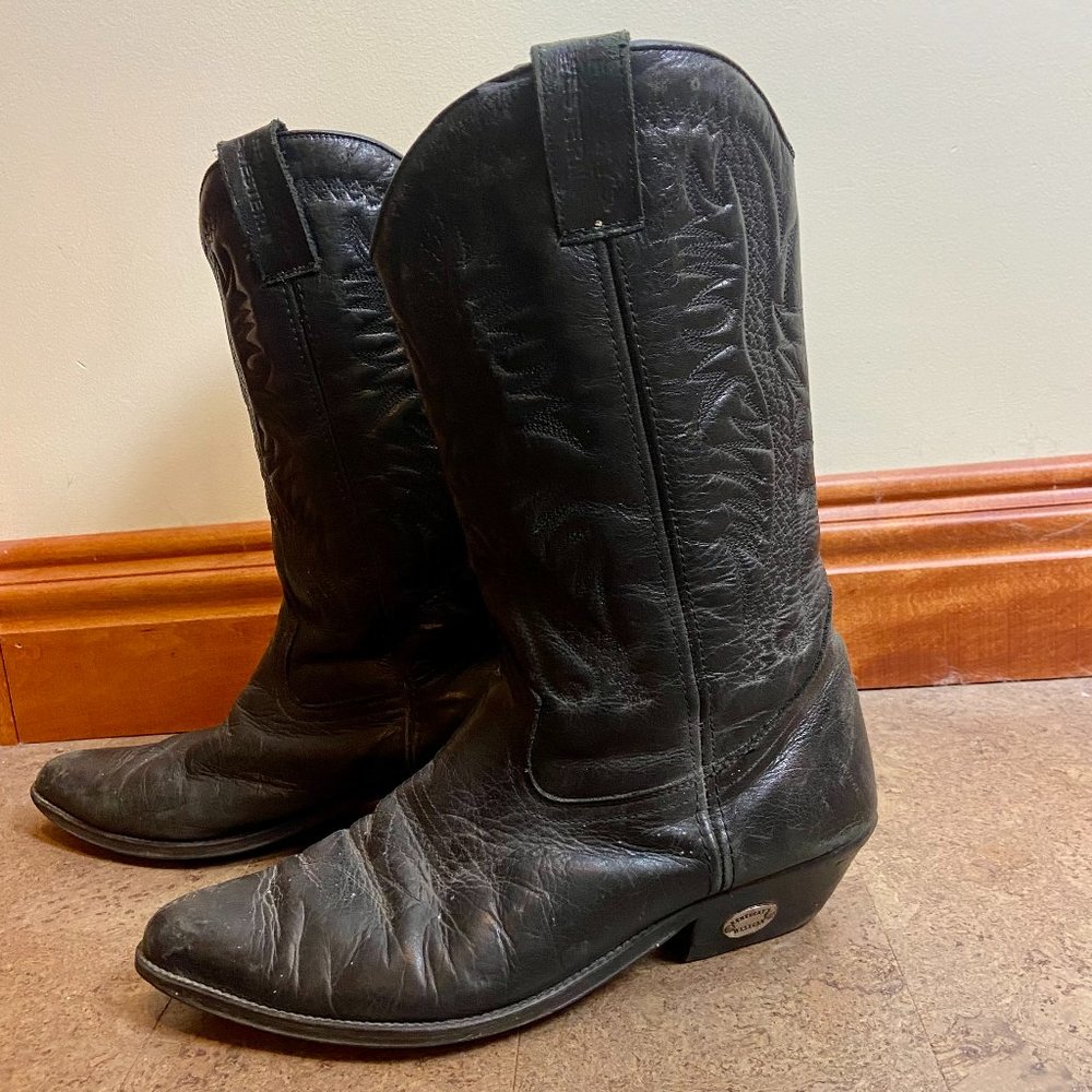 Vintage Kentucky's Western Leather Cowboy Boots (Women's 10/11?)